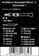 ZESTAW KRAFTFORM KOMPAKT MICRO 11 UNIVERSAL 1