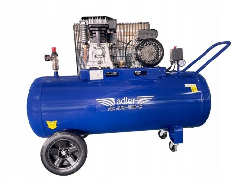 ADLER KOMPRESOR 150L AD400-150-3 230V MOCNY KOMPRESOR WARSZTATOWY NA 230V