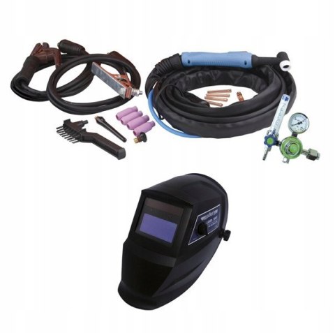 ADLER SPAWARKA TIG AC/DC 201 PRZYŁBICA LIDER-380S ZESTAW DLA WYMAGAJĄCYCH