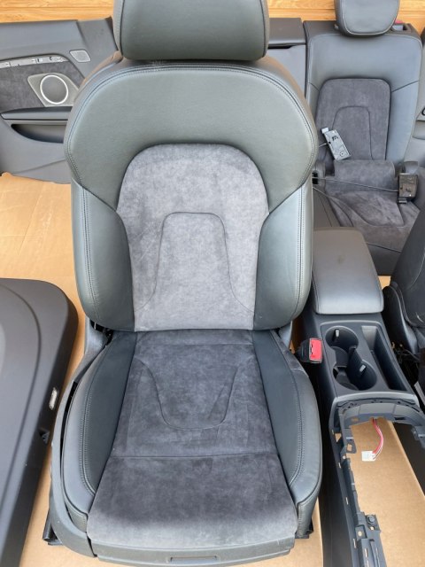 AUDI A5 8T LIFT COUPE KOMPLET FOTELI fotele ALCANTARA grzane pamięć