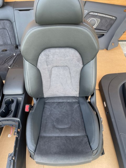 AUDI A5 8T LIFT COUPE KOMPLET FOTELI fotele ALCANTARA grzane pamięć