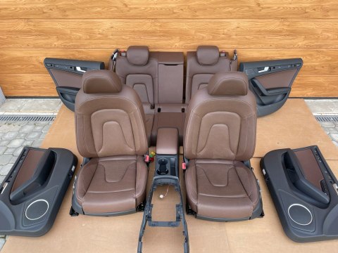 AUDI A5 8T LIFT SportBack KOMPLET FOTELI grzane pamięc BRĄZ