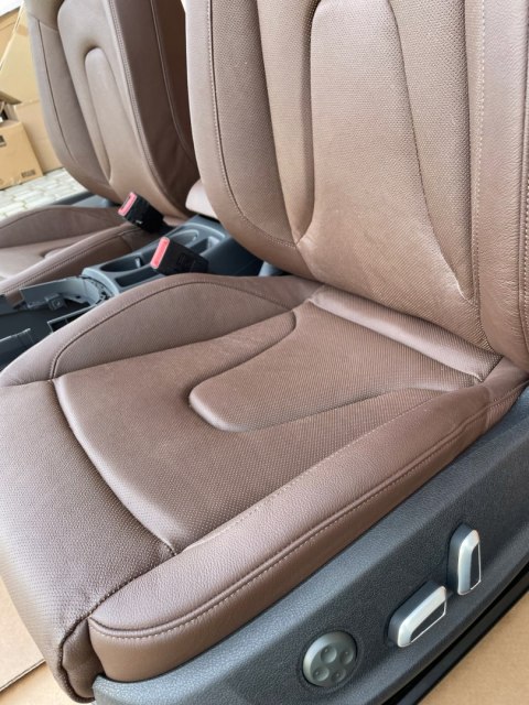 AUDI A5 8T LIFT SportBack KOMPLET FOTELI grzane pamięc BRĄZ