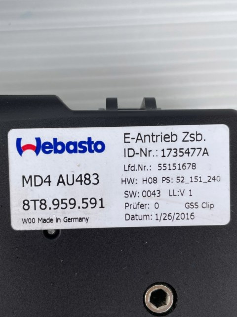 Audi A5 8T LIFT Oryginalny Silniczek szyberdachu 8T8959591