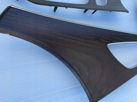 Audi A7 C7 4G8 LIFT Komplet Oryginalnych dekor drzwi drewno AJ3