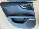 Audi A7 C7 4G8 LIFT komplet tapicerek boczki drzwi (4x) skóra BOSE