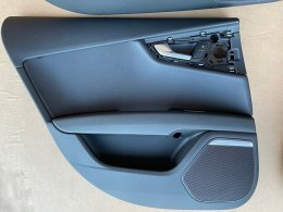 Audi A7 C7 4G8 LIFT komplet tapicerek boczki drzwi (4x) skóra BOSE