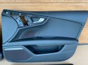 Audi A7 C7 4G8 LIFT komplet tapicerek boczki drzwi (4x) skóra BOSE