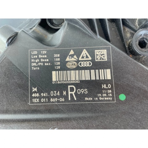 Audi A7 / S7 / RS7 4G8 LIFT – Oryginalne lampy przednie Full LED USA 4G8941033M / 4G8941034M Audi A7 / S7 / RS7 4G8 LIFT – Oryginalne lampy przednie Full LED USA 4G8941033M / 4G8941034M
