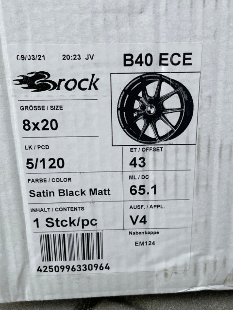 Felgi Brock B40 5x120 8x20 ET43 Satin Black Matt Felgi Brock B40 5x120 8x20 ET43 Satin Black Matt