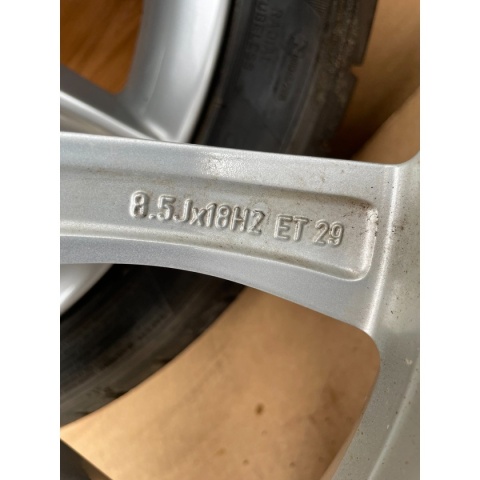 Oryginalne felgi Audi A5 8T 18" + opony Dunlop Sport Maxx GT – komplet OEM Oryginalne felgi Audi A5 8T 18" + opony Dunlop Sport Maxx GT – komplet OEM
