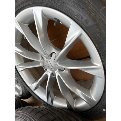 Oryginalne felgi Audi A5 8T 18" + opony Dunlop Sport Maxx GT – komplet OEM Oryginalne felgi Audi A5 8T 18" + opony Dunlop Sport Maxx GT – komplet OEM