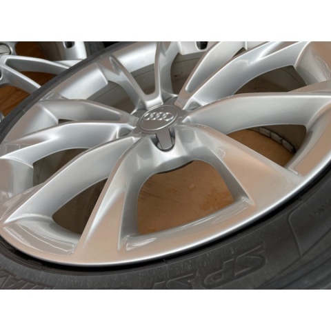 Oryginalne felgi Audi A5 8T 18" + opony Dunlop Sport Maxx GT – komplet OEM Oryginalne felgi Audi A5 8T 18" + opony Dunlop Sport Maxx GT – komplet OEM