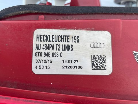 AUDI A5 8T LIFT komplet ORYGINALNYCH LAMP TYŁ LED