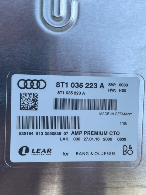 Audi A4 A5 Q5 SQ5 Bang & Olufsen Wzmacniacz 8T1035223A Oryginał