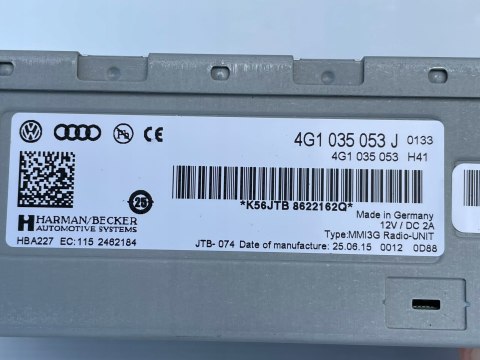 Audi A4 B8 A5 8T Lift A6 A7 Oryginalny Tuner Radio MMI 4G1035053J