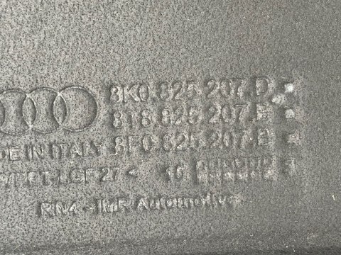 Audi A4 B8 A5 8T oryginalna osłona podwozia lewa 8K0825207D