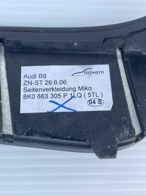 Audi A5 8T LIFT listwa ozdobna tunelu Piano oryginał dekor