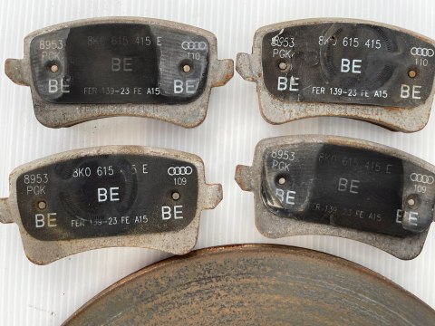 Audi A5 8T LIFT tarcze hamulcowe TYŁ oryginał 8K0615601B