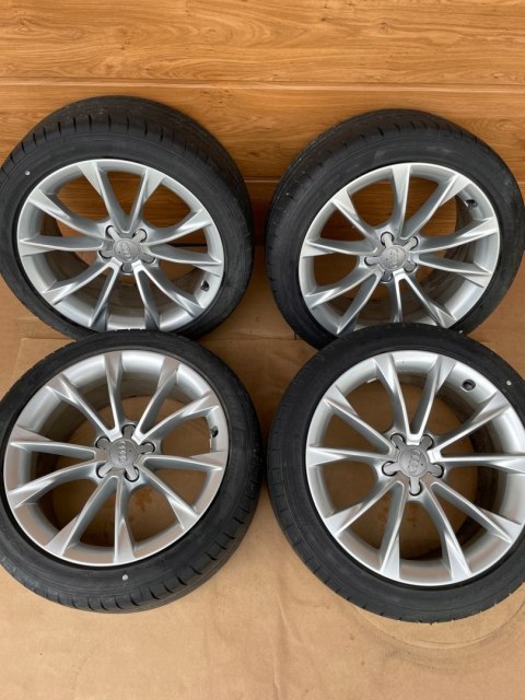 Oryginalne felgi Audi A5 8T 18" opony Dunlop Sport Maxx GT