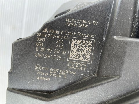 AUDI A4 RS4 B9 LIFT KOMPLET LAMP LEWA PRAWA MATRIX 8W0