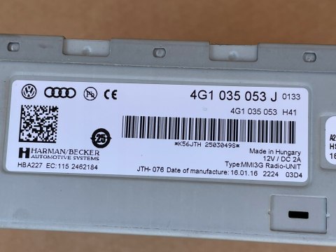 AUDI A5 8T LIFT Q5 STEROWNIK TUNER RADIOWY 4G1035053J