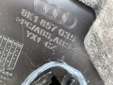 AUDI A5 8T lift ORYGINALNY SCHOWEK PASAŻERA 8K1857035B