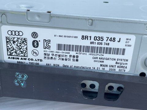 Oryginalna nawigacja Audi A5 8T MMI 3G High 8R1035748J