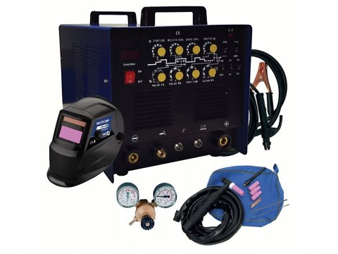 ZESTAW SPAWARKA INwertorowa TIG AC/DC-200 PULSE PRZYŁBICA SAMOŚCIEMNIAJĄCA