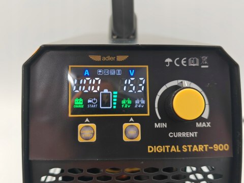ADLER START-900 DIGITAL PROSTOWNIK Z FUNKCJĄ ROZRUCHU 12/24V