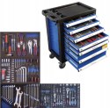 ADLER WÓZEK NARZĘDZIOWY 217 NARZĘDZI KOMPLETNY ZESTAW DO WARSZTATU