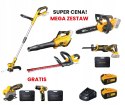 MEGA ZESTAW NARZĘDZI AKUMULATOROWYCH ADLER 20V + 2x AKU 4Ah + ŁADOWARKA