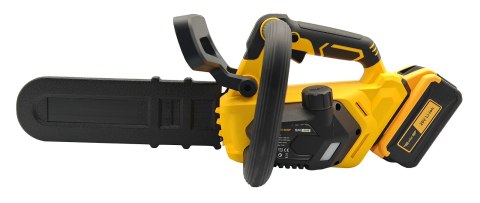 Akumulatorowa piła łańcuchowa 10" w zestawie z ładowarką i akumulatorem AKU- 6200P/20V-4Ah