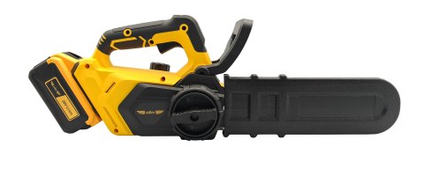 Akumulatorowa piła łańcuchowa 10" w zestawie z ładowarką i akumulatorem AKU- 6200P/20V-4Ah