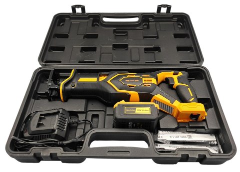 Akumulatorowa piła szablasta w zestawie z akumulatorem i ładowarką AKU-3000P/20V-4Ah