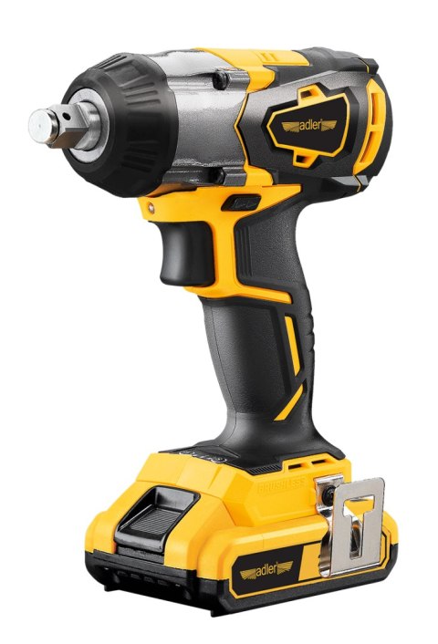 Akumulatorowy klucz udarowy 1/2" 350Nm w zestawie z akumulatorem i ładowarką AKU-350K/20V-2Ah
