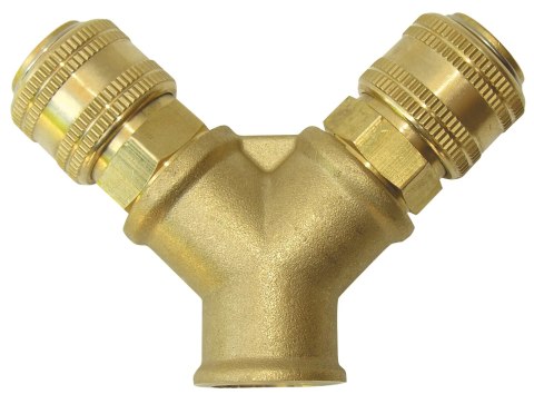 Dwójnik 1/2" mosiężny