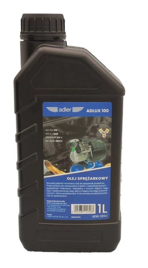 Olej sprężarkowy ADLUX 100 - 1L