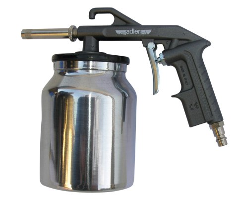 Pistolet do piaskowania ze zbiornikiem