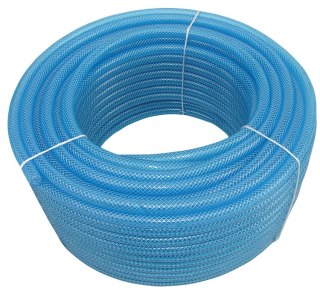 Przewód prosty 6mm PCV zbrojony - rolka 50m