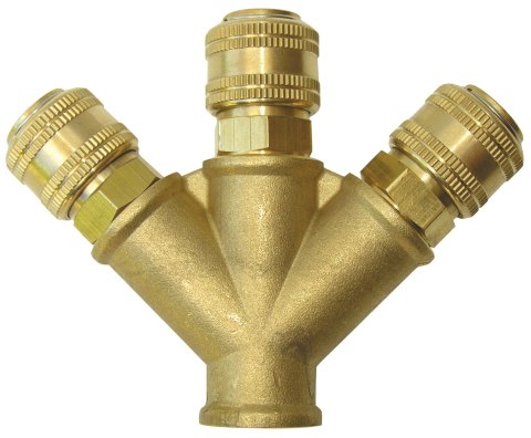 Trójnik 1/2" mosiężny