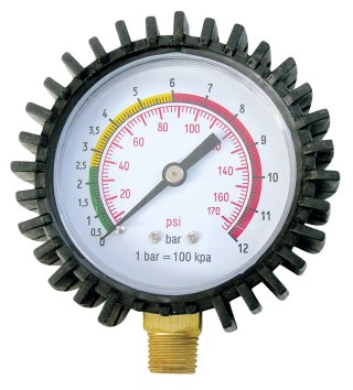 Wskaźnik 0-12bar 63-1/4" BOCZNY pistoletu do pompowania