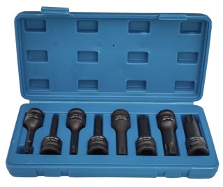 Zestaw - Nasadki udarowe TORX Cr-Mo 1/2" 8szt AD-08T