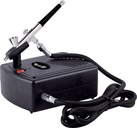 Zestaw mini kompresor modelarski AD-3001 z aerografem