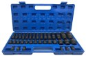 Zestaw nasadki udarowe 12-kątne Cr-Mo krótkie długie 1/2" 35szt AD-35KD/12