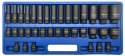 Zestaw nasadki udarowe Cr-Mo krótkie długie 1/2" 35szt AD-35KD