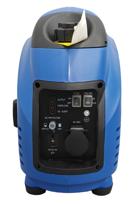 Agregat prądotwórczy inwertorowy ADLER AD-1500 230V – panel sterowania