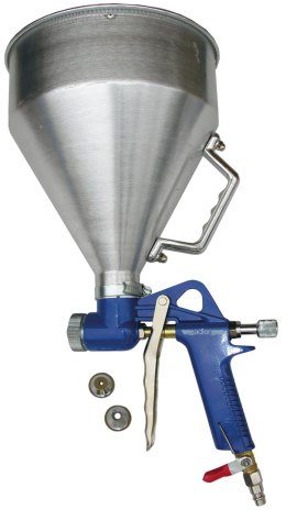 Pistolet do tynków natryskowych i mas gęstych - zbiornik aluminiowy AD-8030AL