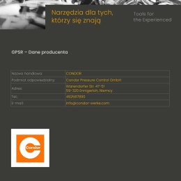 Presostat - wyłącznik ciśnieniowy - CONDOR MDR2 16A / 230V