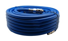 Przewód prosty 10mm PCV BLUE zbrojony ze złączami - 10m NOWOŚĆ